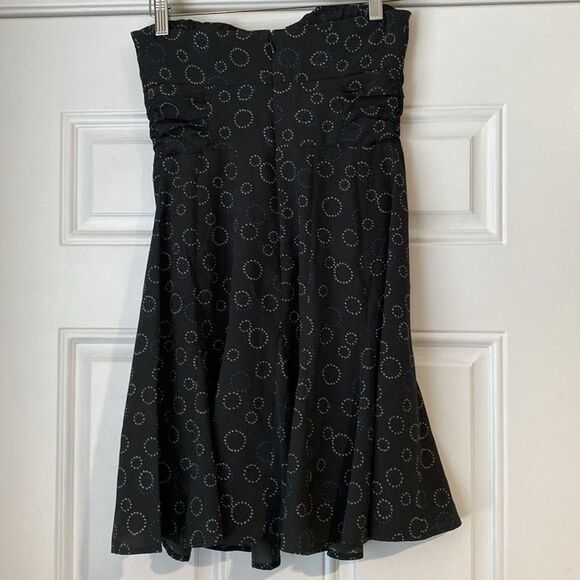 NWT NEW American Eagle Circle Print Strapless Mini Dress Sweetheart Neck Size 2 - Picture 8 of 11
